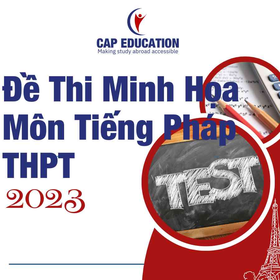 Đề Thi Minh Họa Môn Tiếng Pháp THPT 2023